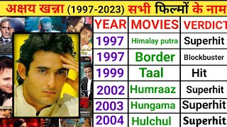 Akshaye Khanna All Movie list | Akshaye Khanna All movie Hit Or Flop | Akshaye Khanna Movie Verdict