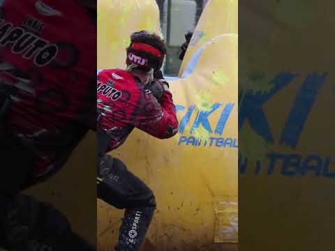 Pro Paintball Player Chris Caputo from Leverage Battling It Out!