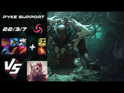 SUPPORT Pyke vs Rakan - EU Grandmaster Patch 15.1