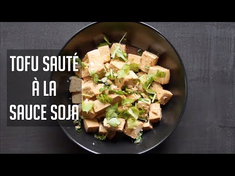 TOFU SAUTÉ À LA SAUCE SOJA - RECETTE CHINOISE TRÈS SIMPLE EN 15MIN