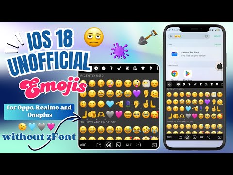 Get the Unofficial iOS 18 Emojis on Oppo, Realme and Oneplus without zFont app!