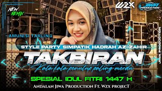 Download lagu DJ TAKBIRAN PALING MERDU 😌•STYLE PARTY SIMPATIK X HADROH AZZAHIR•ANDALAN JIWA AUDIO FT WZX PROJECT mp3