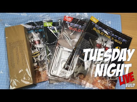 Build the Terminator LIVE - Parts 87 -90 - Starting the Left Leg