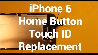 iPhone 6 Home Button Touch ID Replacement How To Change