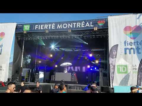DJ Suri during Montreal pride 2018