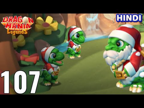 JINGLE DRAGON Ka Hatching🎅| Dragon Mania Legends - Android Gameplay in HINDI #107