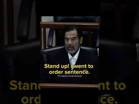 The King Saddam Hussein Edit 🔥😎 || #shorts