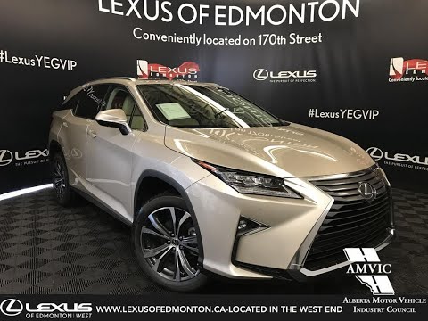 Tan 2019 Lexus RX 350L Luxury Package 6 Passenger Review