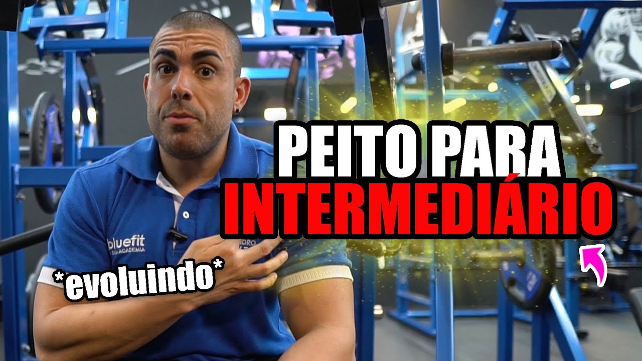 Treino de peito para intermediário