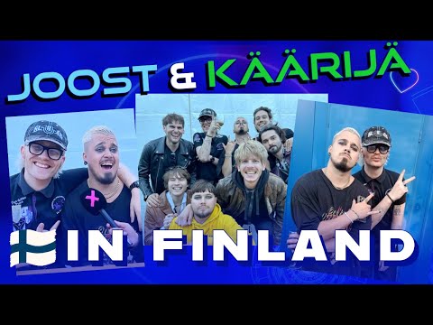 Joost and Käärijä  being iconic in Finland 🇫🇮 and their new song TRAFIK!