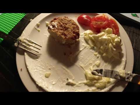 MongoTV_10606 - Min Aftensmad - 2 STORE Lune Gode FRIKADELLER Fra LIDL Med Kold KARTOFFELSALAT-TOMAT