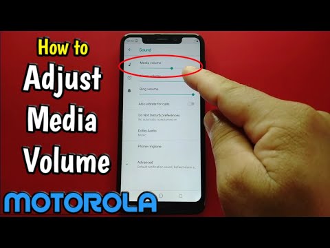 How to Adjust Media Volume on Motorola One (XT1941-4)