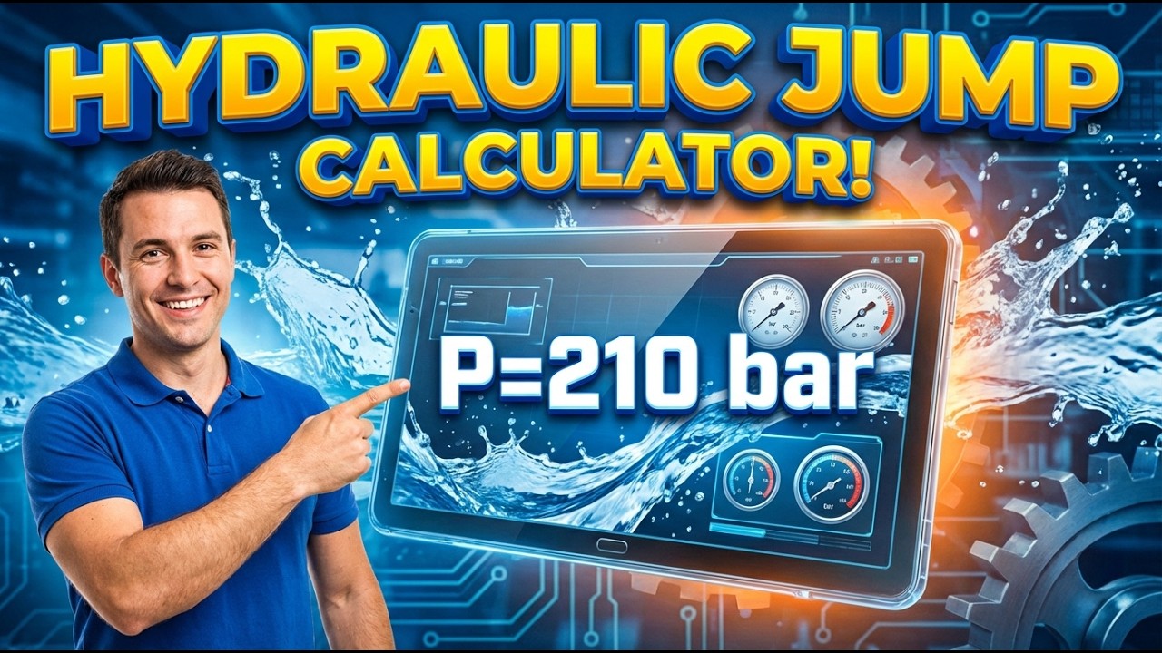 Hydraulic Jump Interactive Calculator