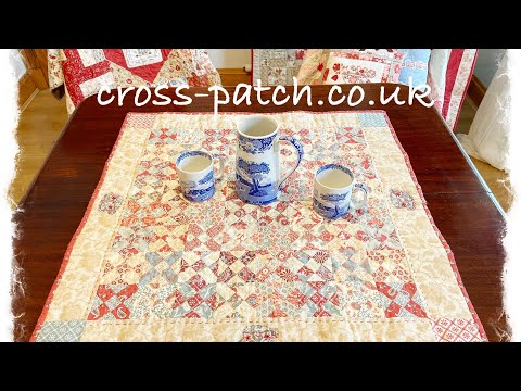 Making a tile patchwork block using charm packs