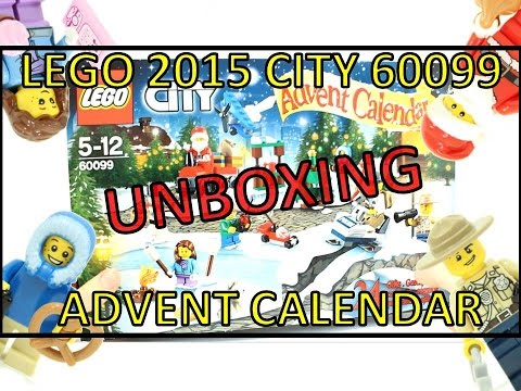 LEGO CITY 2015 ADVENT CALENDAR 60099 UNBOXING & REVIEW Video