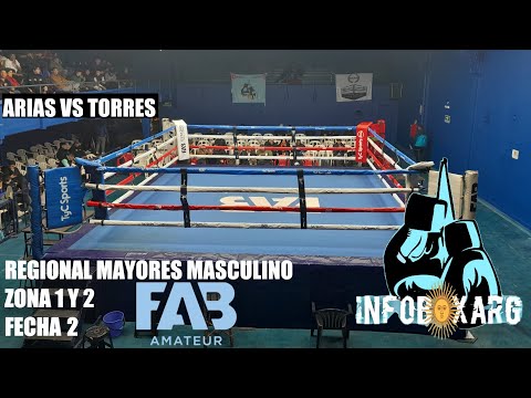 ALAN ARIAS VS ALEX TORRES, CATEGORIA 56KG, REGIONAL MAYORES MASCULINO FAB, FECHA 2.
