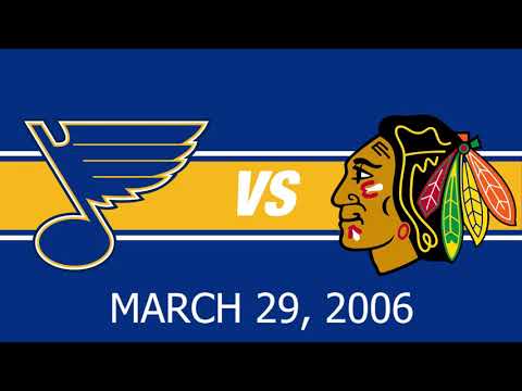 Blues Highlights: Blues at Blackhawks: March 29, 2006