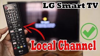 How to Search Local Channels on LG Smart TV | Scan Antenna Channels