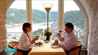 preview picture of video 'Hotelvideo vom Romantik Hotel Schloss Rheinfels am Rhein'