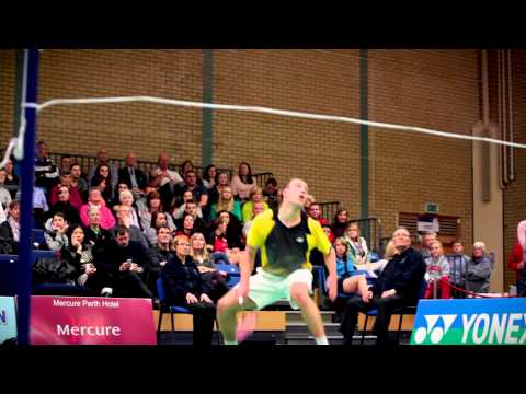 H'lights: Kieran Merrilees v Matt Carder - Yonex Scottish National Championships 2014