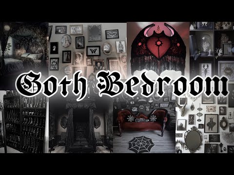 How to make your bedroom more GOTH!!
