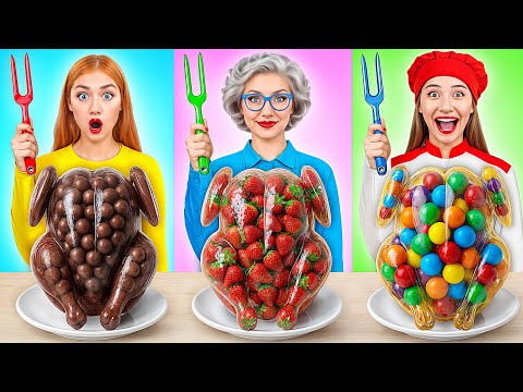 Me vs Grandma Cooking Challenge | Fantastic Culinary Recipes by Multi DO Joy