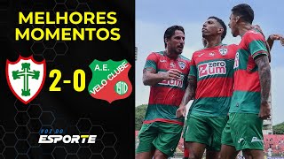 PORTUGUESA 2 X 0 VELO CLUBE | MELHORES MOMENTOS | PAULISTÃO 2026