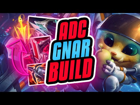 ADC GNAR BUILD IS SO OP!!! BUILDING ALL OLD ADC MYTHIC ITEMS ON GNAR!!! Season 13 Gnar Lol Gameplay