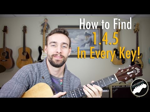 How to Find a 1.4.5 in Every Key on the Guitar - Easy Music Theory Lesson