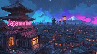 Japanese Town Ambience 🪩 Lofi Hip Hop Beats & Retro 1980s & 90s Vibes 🫧 Nostalgic Lofi Rain Playlist