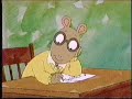 Opening And Closing To Arthur S Teacher Trouble 1997 VHS
