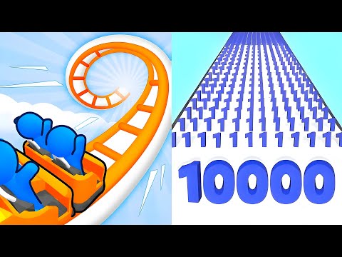 Runner Coaster vs Number Master - All Levels SpeedRun Gameplay Android iOS Ep4