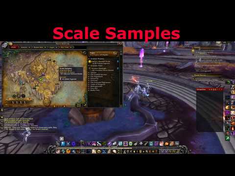 Scale Samples Argus Mac'Aree World Quest World of Warcraft