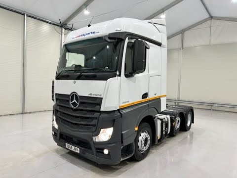 DG66 JNV - Mercedes Actros 2545 6x2 Midlift Tractor Unit | Law Truck Centre UK