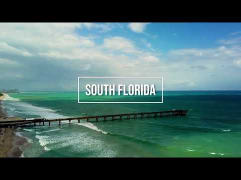 South Florida 4K Drone Footage - Dicover Haulover Beach, Dania Beach Pier and Marina