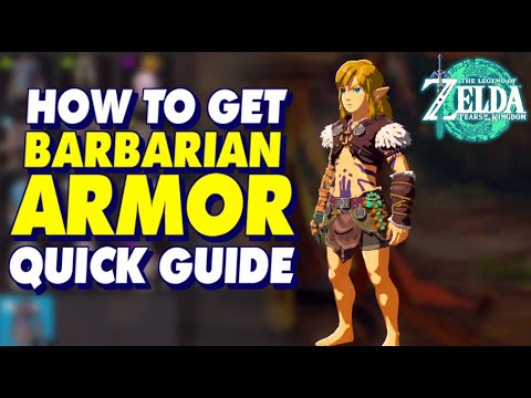 HOW TO GET BARBARIAN ARMOR | Legend of Zelda Tears of the Kingdom Gameplay #tearsofthekingdom