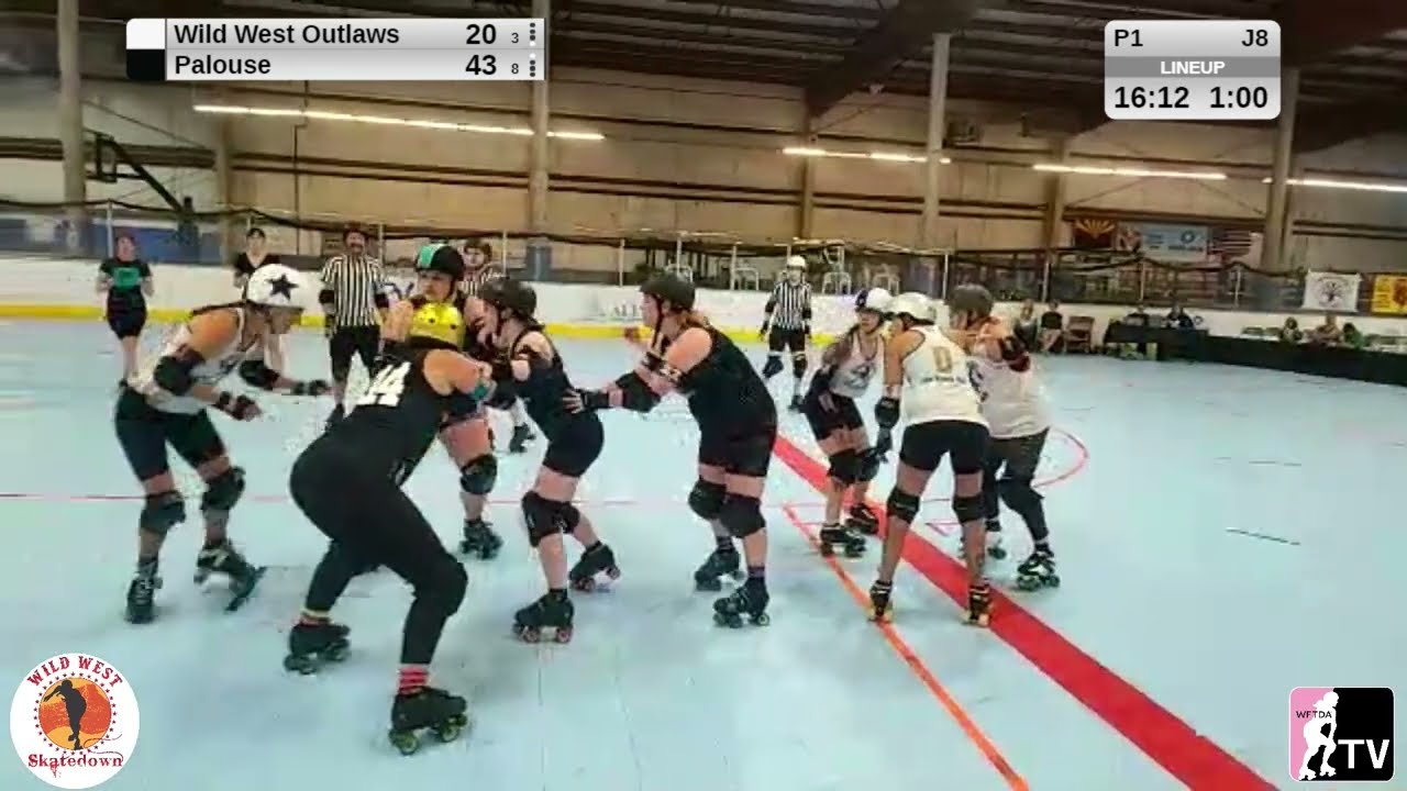 Wild West Outlaws vs Palouse River Rollers - Wild West Skatedown Game 7