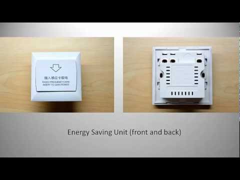 Hotel Key Card Energy Saving Unit