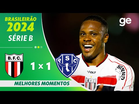 Gols e lances de Botafogo-SP x Paysandu