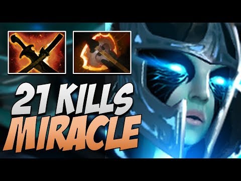 Liquid.Miracle Phantom Assassin - 21 KILLS in 7.20 | Dota Gameplay