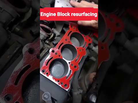 Engine Block Resurfacing #car #mechanic #shorts