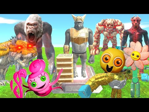 HOW MANY GHOR TO DEFEAT POPPY PLAYTIME CHARACTERS + GOLEM + SMILODON + RAMPAGE  - ARBS