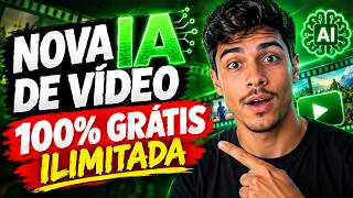 URGENTE! NOVA IA DE VÍDEOS GRÁTIS e ILIMITADA DISPONÍVEL HOJE!