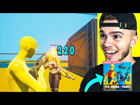 Destroying everyone in PRO FREE FOR ALL ARENA...