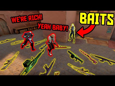 THE ULTIMATE BAIT MONTAGE - 200 IQ Baits & Tricks - VALORANT