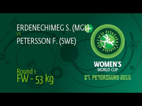 53 kg - Sumiya ERDENECHIMEG (MGL) df. Fredrika Ida PETERSSON (SWE), 5-0