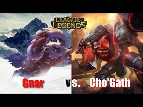 GNAR VS. CHO'GATH PATCH 6.17 LEAGUE OF LEGENDS