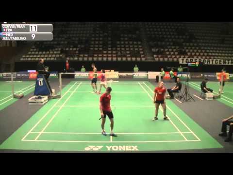 Dutch Open 2015 * Q * XD * Ruben Jille/Iris Tabeling vs Jordan Corvee/Anne Tran