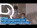 Ic-arts Diederik Gommers en verpleegkundige Tom Burggraaf kregen eerste coronavaccins in Erasmus MC
