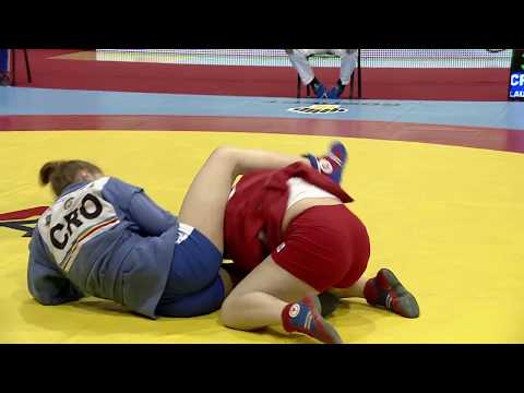 World Youth and Junior Sambo Championships - 2017 - CHKHAIDZE Ketino (GEO)-LAURA Blazevic (CRO)